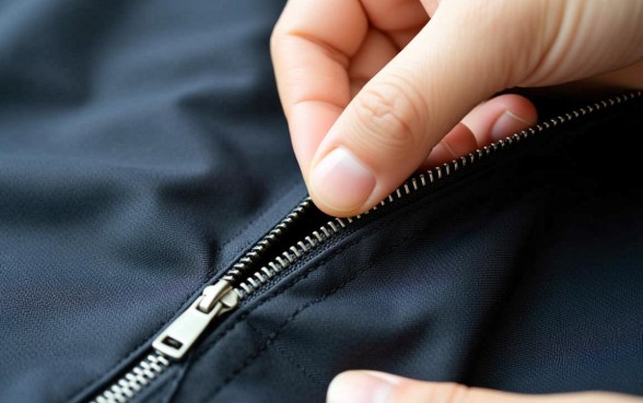 服装拉链下口怎么打剪口子的图解