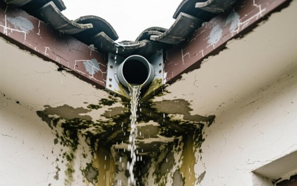 屋顶下水口渗水怎么处理