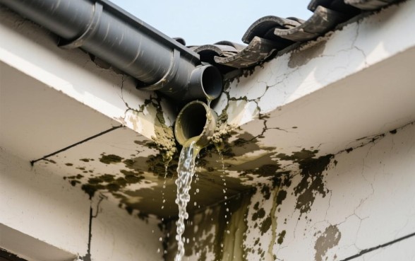 屋顶下水口渗水怎么处理