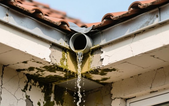 屋顶下水口渗水怎么处理