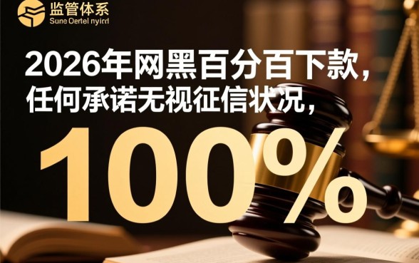 2026年网黑百分百下款的口子