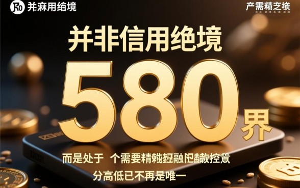 芝麻分580必下的口子2026