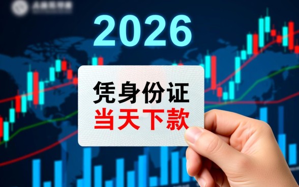 2026凭身份证当天下款的口子有哪些