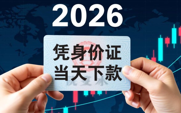 2026凭身份证当天下款的口子有哪些