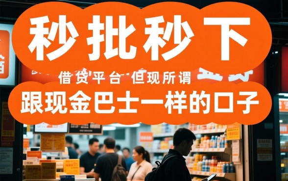 有没有跟现金巴士一样的口子秒下