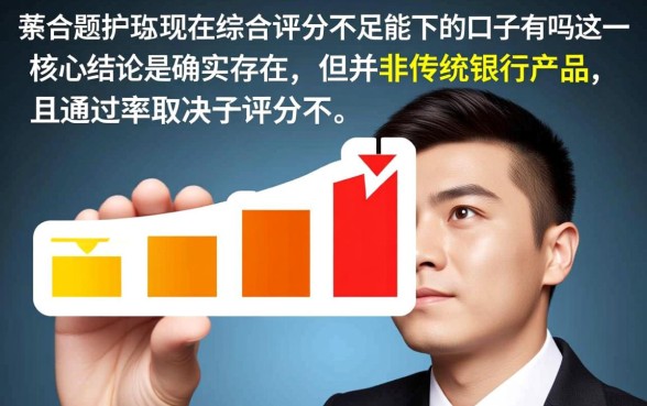 现在综合评分不足能下的口子有吗