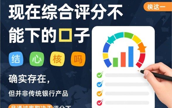 现在综合评分不足能下的口子有吗