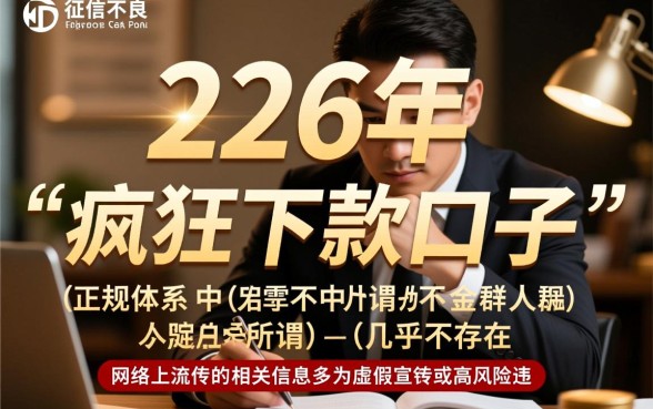 2026黑户疯狂下款口子有哪些