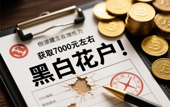 7000实测黑白花户能下的口子有哪些