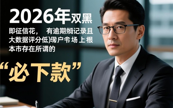 2026双黑必下款的口子有哪些