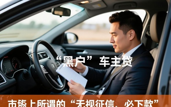 车主借款网贷黑户有下款的口子吗