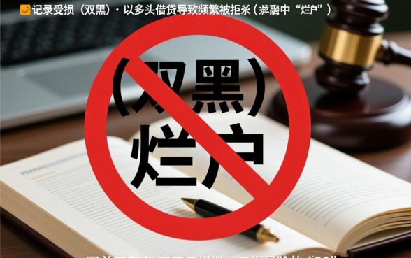 2026双黑烂户秒拒能贷款吗