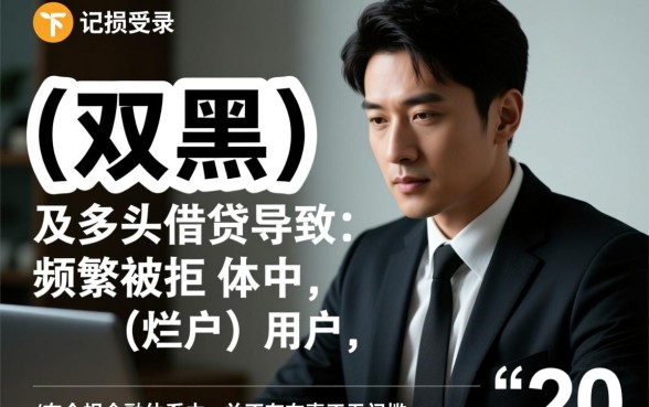 2026双黑烂户秒拒能贷款吗