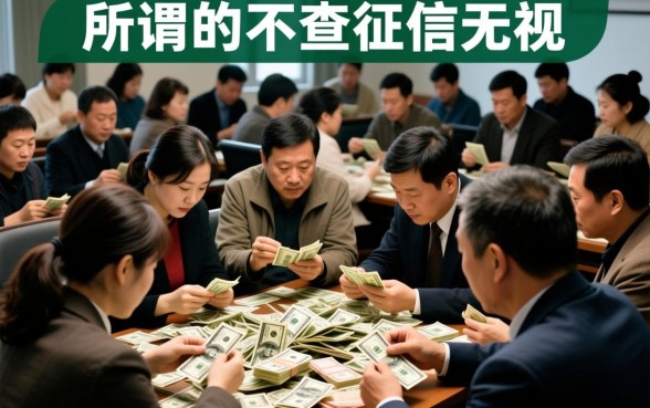 不查征信无视黑白的大口子哪里有