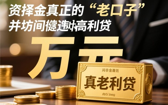 必下一万的贷款口子怎么借