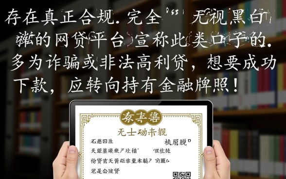 网贷平台哪些好下款无视黑白口子