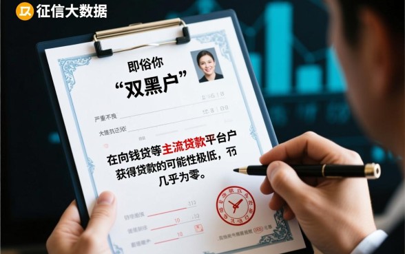 双黑户借款能否在向钱贷获得贷款