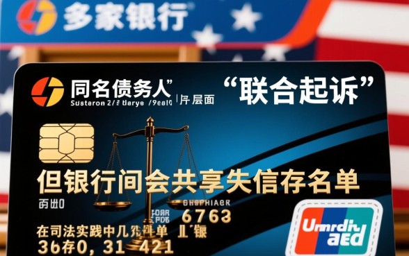 信用卡存在联合起诉吗是真的吗