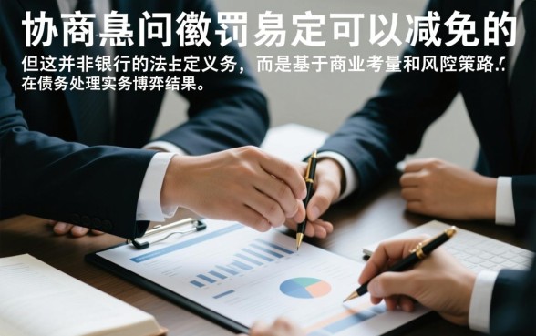 贷款协商期间的罚息可以减免吗