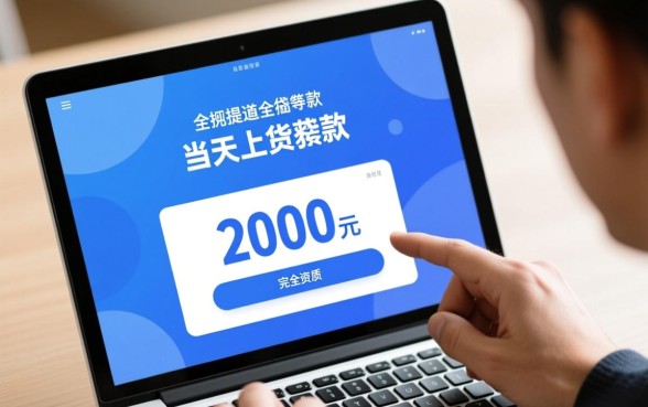 当天下款的小额网贷2000元怎么借