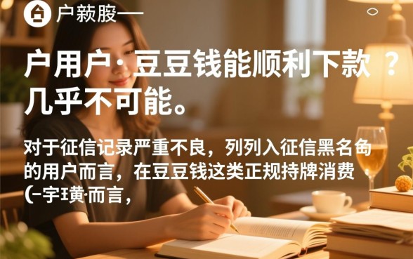 黑户用户在豆豆钱能顺利下款吗