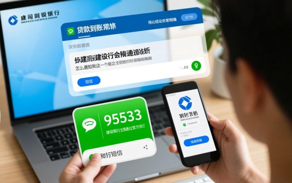 贷款到账建设银行会怎么通知我