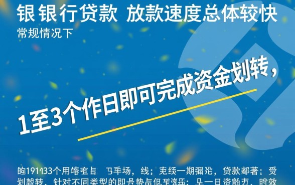 建设银行贷款放款时间要多久呢