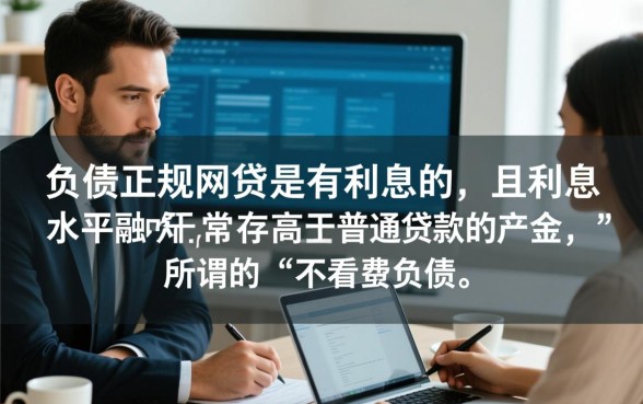不看负债的正规网贷有没有利息