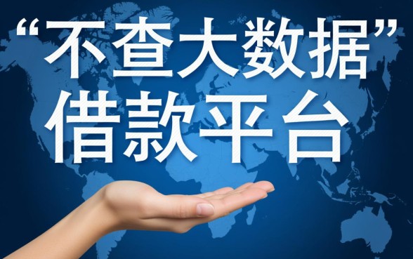 不查大数据的借款平台有哪些呢