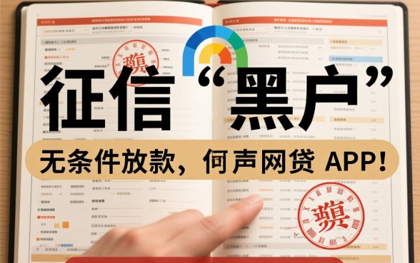 有没有app下黑户的网贷平台
