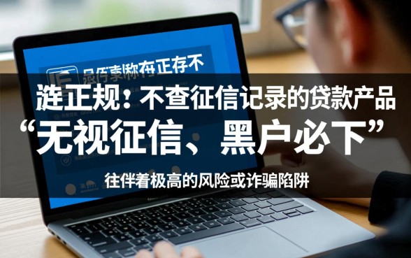 有没有什么贷款不查征信记录的