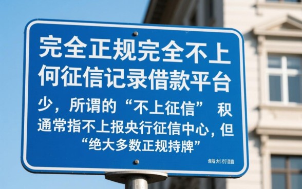 哪些正规借款平台不上征信记录
