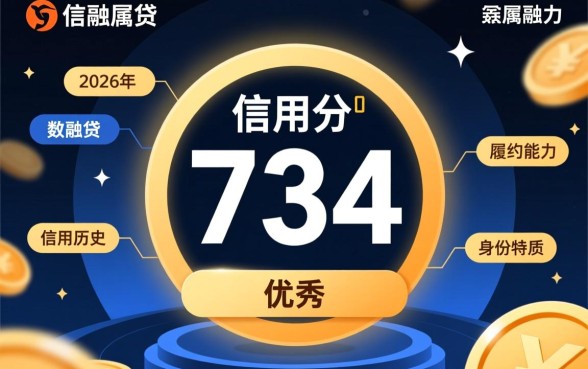 芝麻信用分734能贷什么网贷