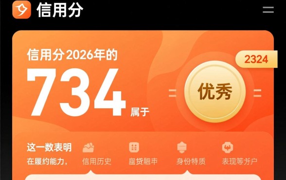 芝麻信用分734能贷什么网贷