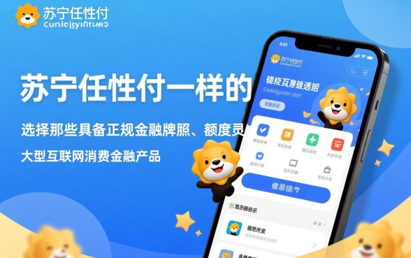 类似苏宁任性付一样的借钱软件有哪些