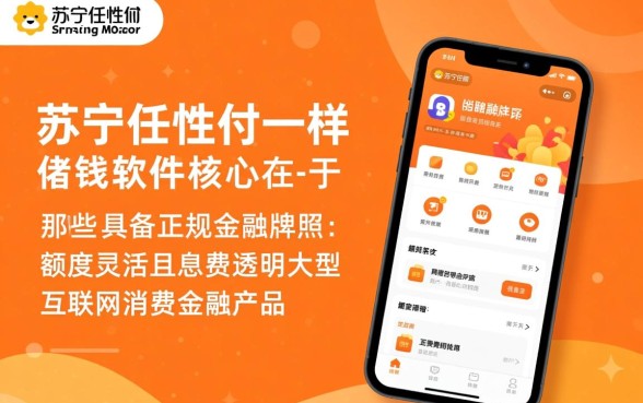 类似苏宁任性付一样的借钱软件有哪些
