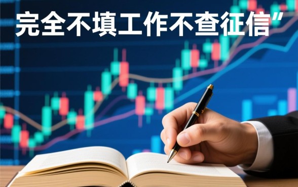 不填工作不查征信的贷款有哪些