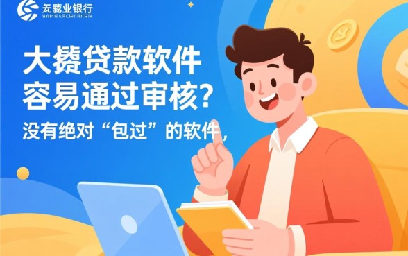 哪个大额贷款软件容易通过审核