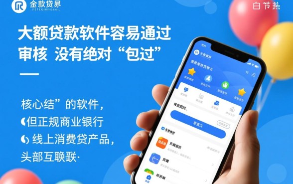 哪个大额贷款软件容易通过审核