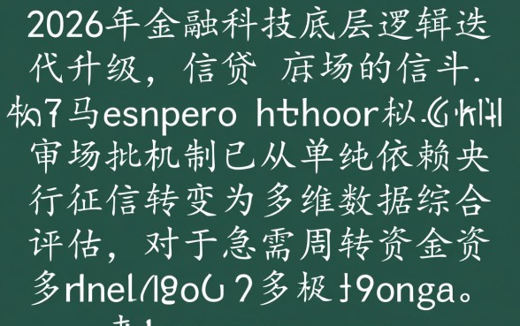 放款快一点的正规贷款