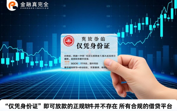 凭身份证就能借钱的软件有哪些