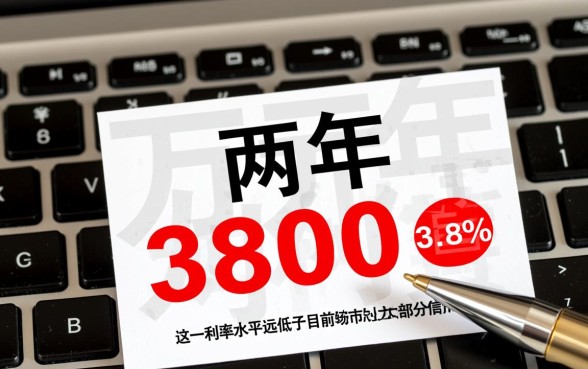 借钱5万两年收3800利息算高吗