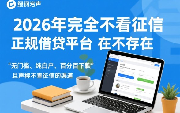 2026不看征信能下款的平台