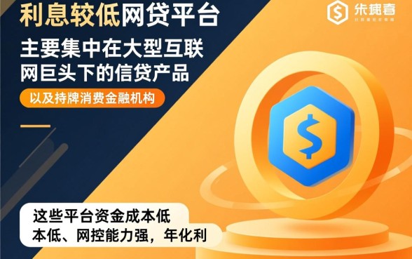 利息比较低的网贷平台都有哪些