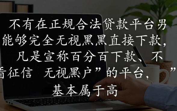 哪个贷款平台无视黑户可以下款