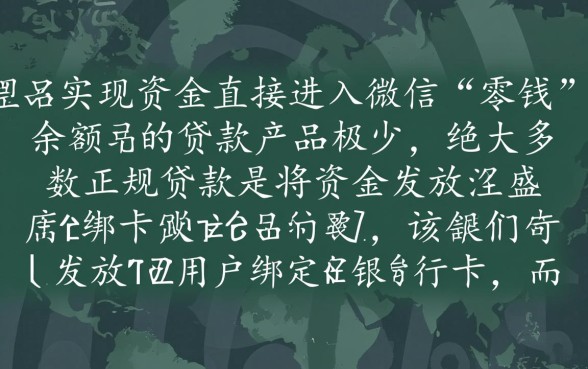 可以直接贷款到微信的应用软件有哪些
