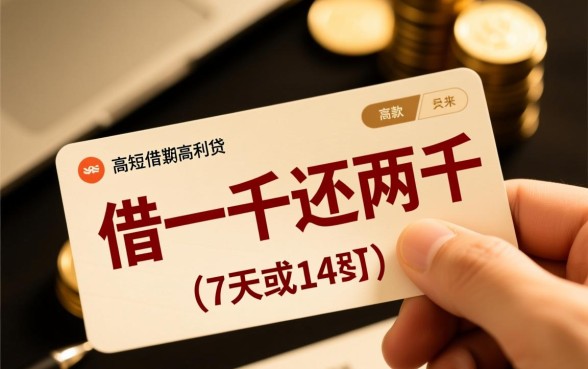 借一千还两千的贷款口子有哪些