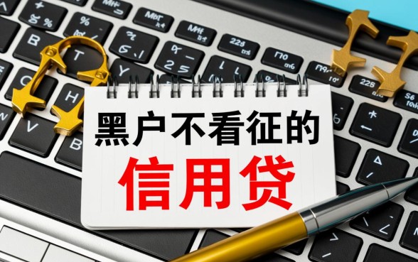 黑户不看征信的信用贷2026