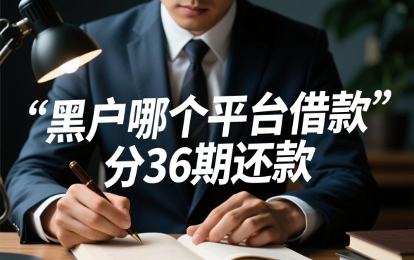 黑户哪个平台借款分36期还款