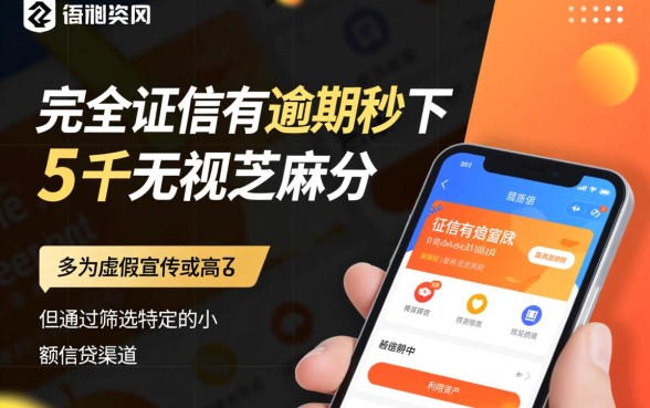 征信有逾期秒下5千吗